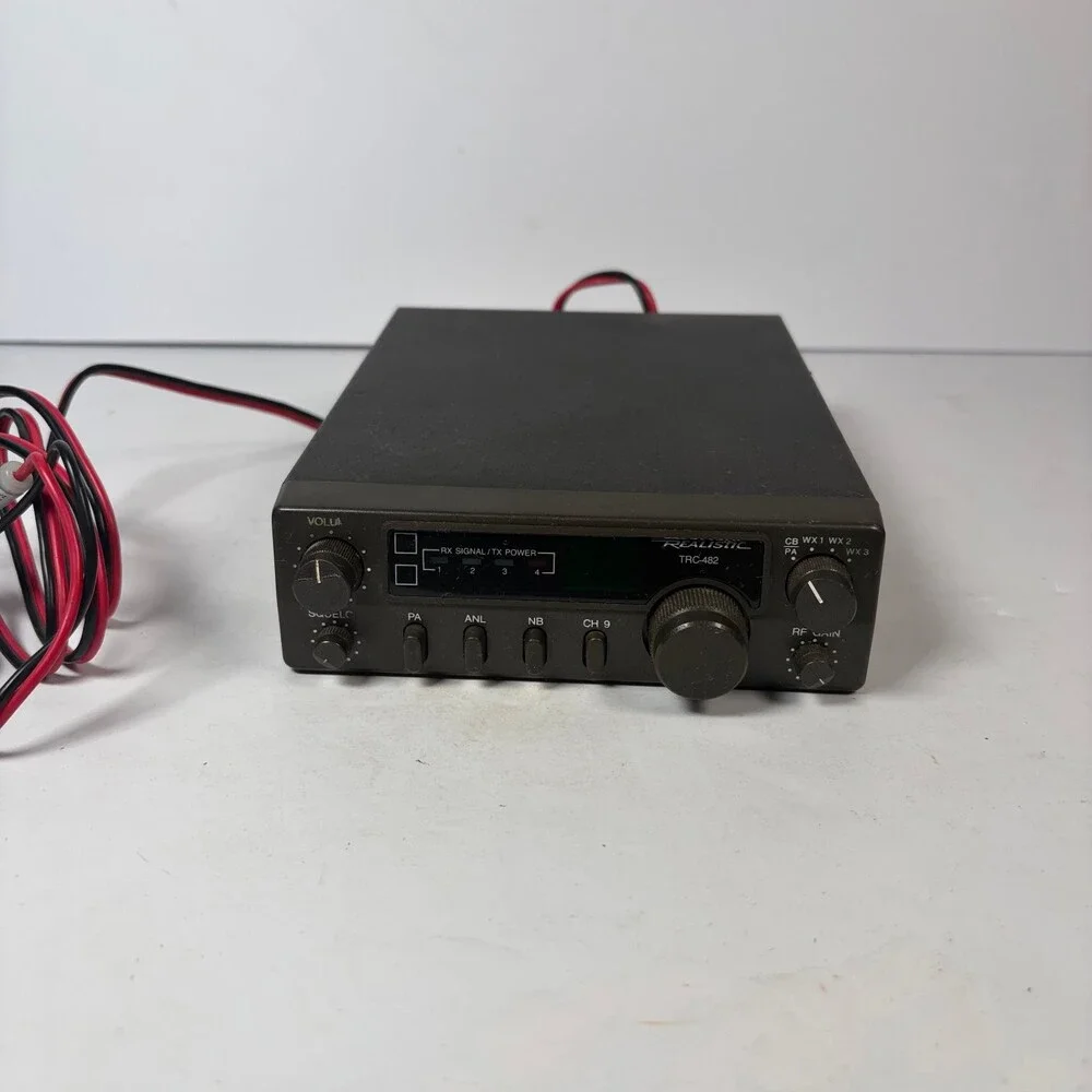 Untested Realistic TRC-482 CB Radio Transceiver 40 Channel Mobile Base Weather